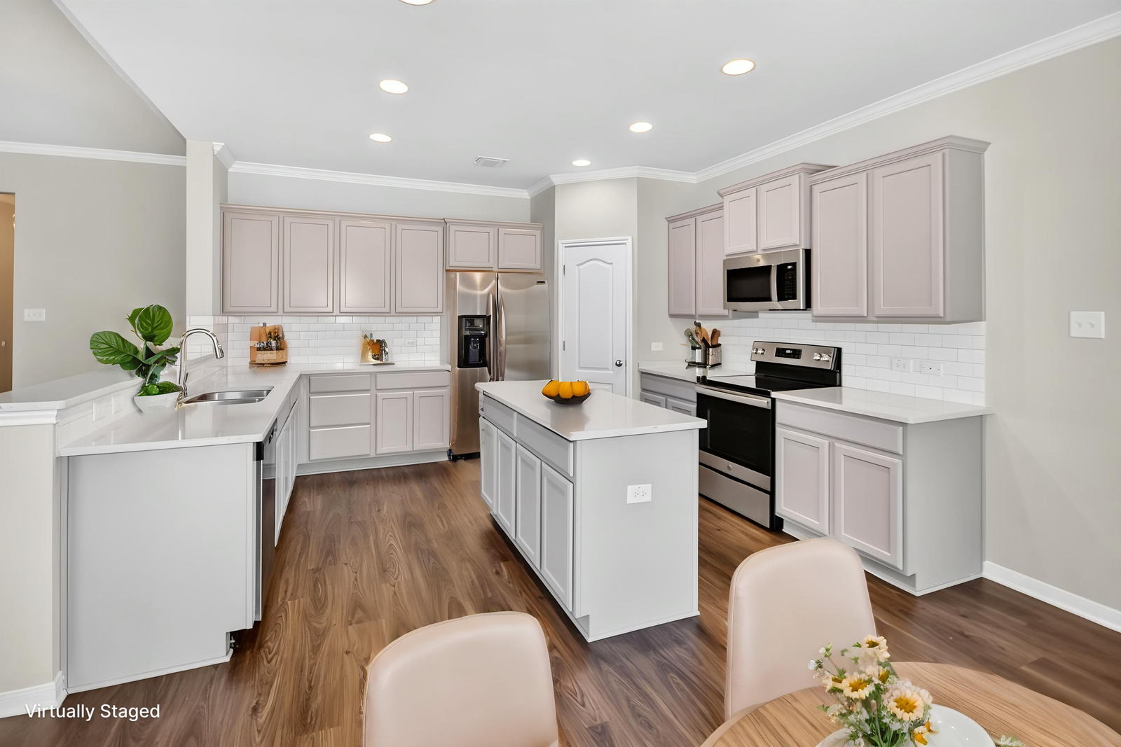 Kitchen at 7307 Rosado Dr, Temple TX — virtually staged